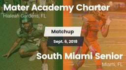 Matchup: Mater Academy Charte vs. South Miami Senior  2018