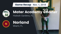 Recap: Mater Academy Charter  vs. Norland  2018