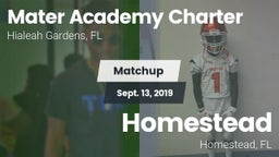 Matchup: Mater Academy Charte vs. Homestead  2019