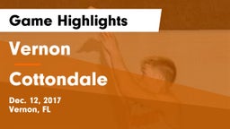 Vernon  vs Cottondale  Game Highlights - Dec. 12, 2017