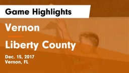 Vernon  vs Liberty County  Game Highlights - Dec. 15, 2017
