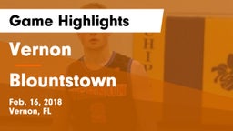 Vernon  vs Blountstown Game Highlights - Feb. 16, 2018