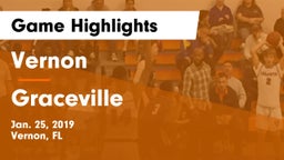 Vernon  vs Graceville  Game Highlights - Jan. 25, 2019
