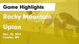 Rocky Mountain  vs Upton Game Highlights - Dec. 20, 2019