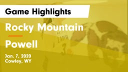 Rocky Mountain  vs Powell  Game Highlights - Jan. 7, 2020