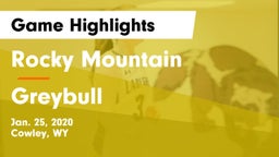 Rocky Mountain  vs Greybull  Game Highlights - Jan. 25, 2020