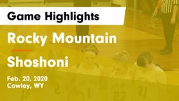 Rocky Mountain  vs Shoshoni Game Highlights - Feb. 20, 2020