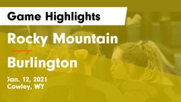 Rocky Mountain  vs Burlington Game Highlights - Jan. 12, 2021