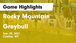 Rocky Mountain  vs Greybull  Game Highlights - Jan. 29, 2021