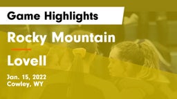 Rocky Mountain  vs Lovell  Game Highlights - Jan. 15, 2022