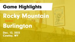 Rocky Mountain  vs Burlington Game Highlights - Dec. 12, 2023