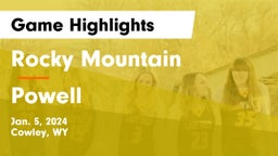 Rocky Mountain  vs Powell  Game Highlights - Jan. 5, 2024