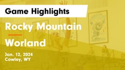 Rocky Mountain  vs Worland Game Highlights - Jan. 12, 2024