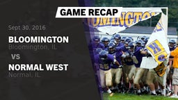 Recap: Bloomington  vs. Normal West  2016