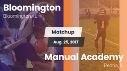 Matchup: Bloomington vs. Manual Academy  2017