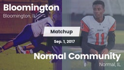 Matchup: Bloomington vs. Normal Community  2017