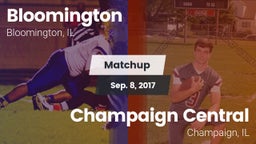 Matchup: Bloomington vs. Champaign Central  2017