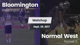 Matchup: Bloomington vs. Normal West  2017