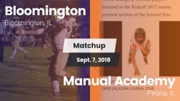 Matchup: Bloomington vs. Manual Academy  2018