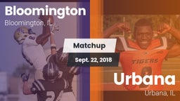 Matchup: Bloomington vs. Urbana  2018