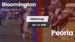 Matchup: Bloomington vs. Peoria  2018