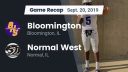Recap: Bloomington  vs. Normal West  2019