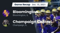 Recap: Bloomington  vs. Champaign Central  2021
