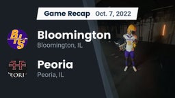Recap: Bloomington  vs. Peoria  2022