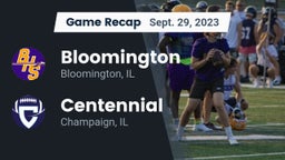 Recap: Bloomington  vs. Centennial  2023