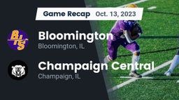 Recap: Bloomington  vs. Champaign Central  2023
