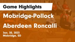 Mobridge-Pollock  vs Aberdeen Roncalli  Game Highlights - Jan. 30, 2023