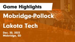 Mobridge-Pollock  vs Lakota Tech  Game Highlights - Dec. 30, 2023