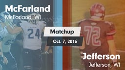 Matchup: McFarland vs. Jefferson  2016