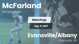 Matchup: McFarland vs. Evansville/Albany  2017