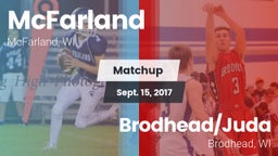 Matchup: McFarland vs. Brodhead/Juda  2017