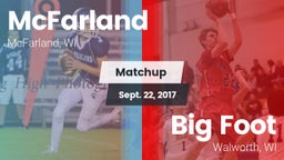 Matchup: McFarland vs. Big Foot  2017