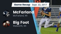 Recap: McFarland  vs. Big Foot  2017