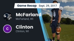 Recap: McFarland  vs. Clinton  2017
