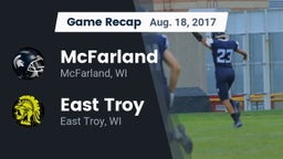 Recap: McFarland  vs. East Troy  2017