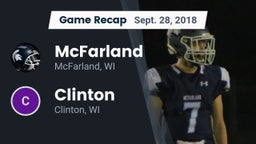 Recap: McFarland  vs. Clinton  2018