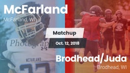 Matchup: McFarland vs. Brodhead/Juda  2018