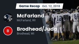 Recap: McFarland  vs. Brodhead/Juda  2018