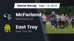 Recap: McFarland  vs. East Troy  2019