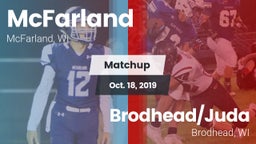 Matchup: McFarland vs. Brodhead/Juda  2019