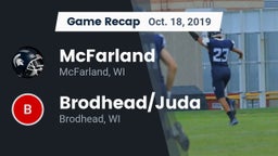 Recap: McFarland  vs. Brodhead/Juda  2019