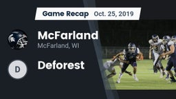 Recap: McFarland  vs. Deforest 2019