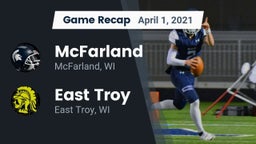 Recap: McFarland  vs. East Troy  2021