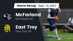 Recap: McFarland  vs. East Troy  2021