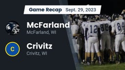 Recap: McFarland  vs. Crivitz 2023