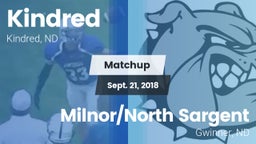 Matchup: Kindred vs. Milnor/North Sargent  2018